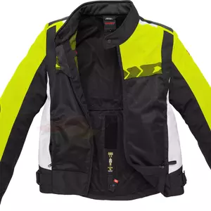 Jachetă de motocicletă din material textil Spidi Solar Net Sport Sport negru-fluo 2XL-3