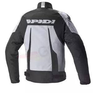 Spidi Sport Warrior Tex giacca da moto in tessuto nero-grigio S-2