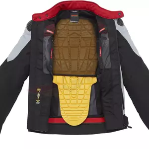 Casaco têxtil para motas Spidi Sport Warrior Tex preto-cinzento S-4