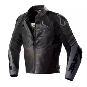 Spidi Bolide chaqueta de moto de cuero negro 50-1