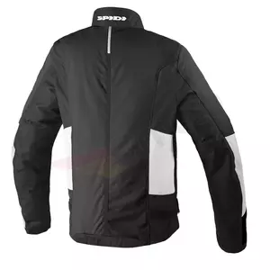 Spidi Solar Tex giacca da moto in tessuto bianco e nero M-2