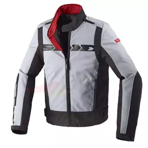 Casaco têxtil para motociclismo Spidi Solar Tex preto e cinza M-1