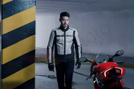 Spidi Solar Tex tekstilna motociklistička jakna, crna i siva M-4