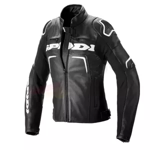 Spidi Evorider 2 Lady jachetă din piele de motocicletă pentru femei, alb-negru și alb 38-1
