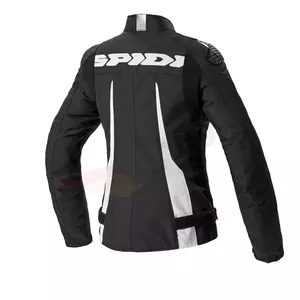 Casaco têxtil para motociclistas Spidi Sport Warrior Tex Lady preto e branco M-2
