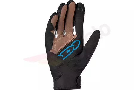 Spidi G-Warrior mănuși de motocicletă negru-maro-albastru M-3