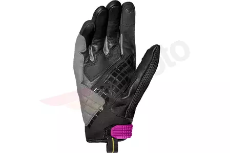 Rękawice motocyklowe damskie Spidi G-Carbon Lady czarno-biało-różowe M-3