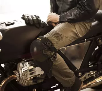 Spidi Six Days motorcykelbyxor i textil svart 28-3