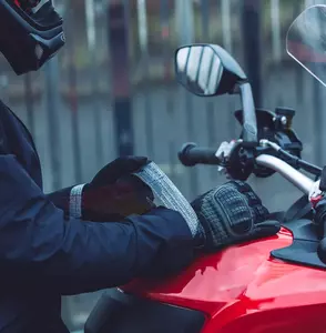 Spidi Rain Warrior ръкавици за мотоциклет черно-зелени L-5