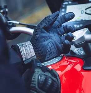 Spidi Rain Warrior ръкавици за мотоциклет черно-зелени L-7