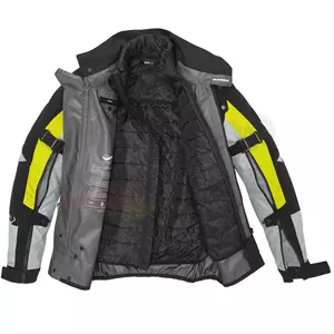 Spidi Allroad giacca da moto in tessuto nero-ash-fluo L-4