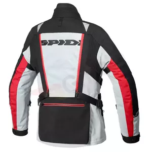 Spidi Allroad tekstilna motoristička jakna crno-pepeljasto-crvena M-3