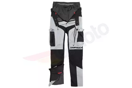 Spodnie motocyklowe tekstylne Spidi Allroad Pants czarno-popielate M-4