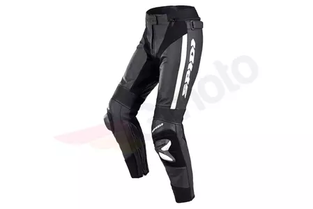 Spidi RR Pro 2 Pantalones Mujer negro y blanco de cuero pantalones de moto 44-1