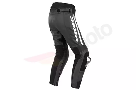 Spidi RR Pro 2 Pantalones Mujer negro y blanco de cuero pantalones de moto 44-2