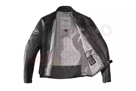 Spidi Clubber chaqueta de moto de cuero negro 50-3