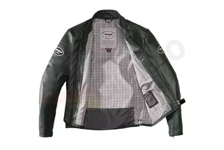 Spidi Clubber chaqueta de moto de cuero verde 46-3