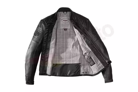 Spidi Clubber kožna motociklistička jakna, teška crna 48-3