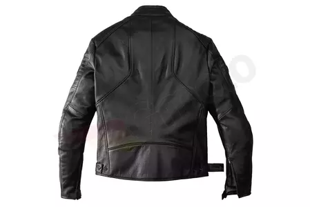 Spidi Clubber stærk-sort motorcykeljakke i læder 50-2