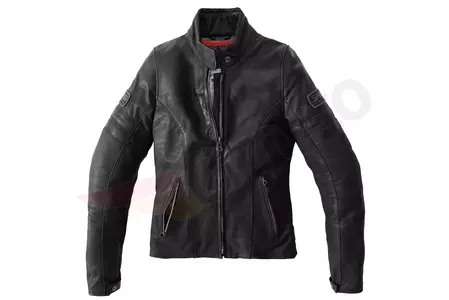 Kožna motociklistička jakna Spidi Vintage Lady, crna 40-1