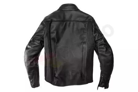Spidi premium chaqueta de moto de cuero negro 46-2