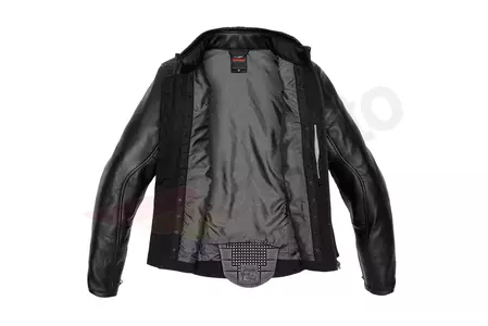 Kožená bunda na motorku Spidi premium černá 56-4