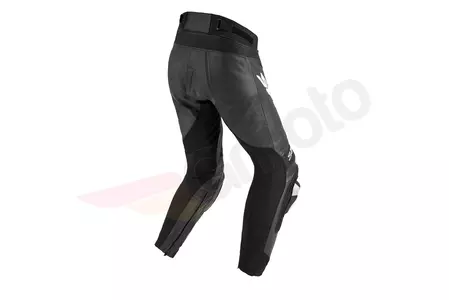 Pantalon de moto Spidi RR Pro 2 Wind en cuir noir et blanc 52-2