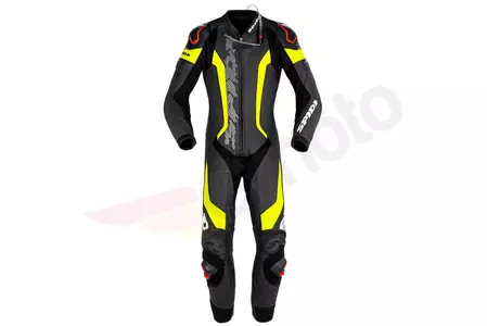 "Spidi Laser Pro" perforuotas juodai-fluo 50 vientisas odinis motociklininko kostiumas - Y15439450