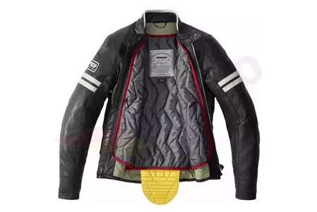 Spidi Vintage črno-bela usnjena motoristična jakna 46-2
