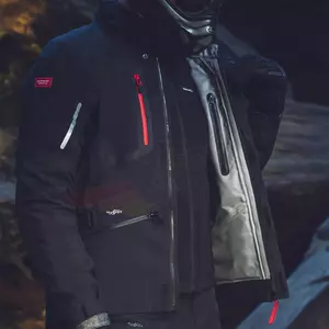 Spidi Mission-T textilná bunda na motorku čierna S-5