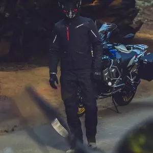 Spidi Mission-T Shield tekstila motocikla jaka melna M-6