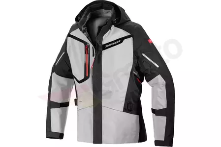 Spidi Mission-T Shield jachetă de motocicletă din material textil negru și cenușiu M - D241341M