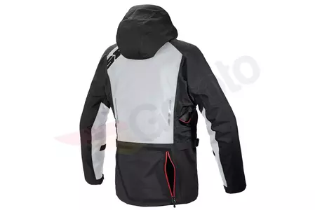 Spidi Mission-T Shield textilná bunda na motorku čierna a popolavá M-2