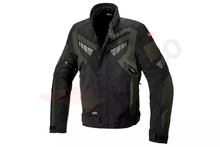 Spidi Freerider H2Out textilná bunda na motorku čierno-zelená 2XL-1