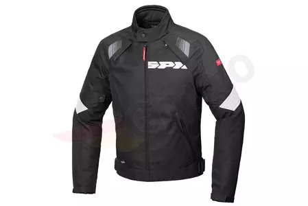 Spidi Flash Evo H2Out Textil-Motorrad-Jacke schwarz und weiß M-1