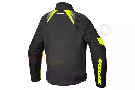 Spidi Flash Evo H2Out jachetă de motocicletă din material textil negru-fluo M-2