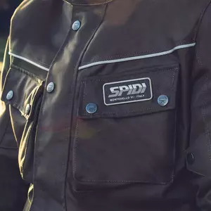 Spidi Originals Enduro ruda tekstilinė motociklininko striukė M-8