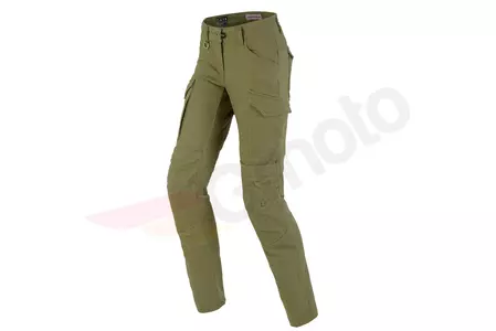 Spodnie motocyklowe jeansy damskie Spidi Pathfinder Lady zielone 34-1