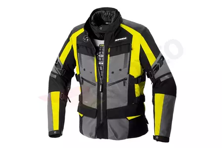 Spidi 4Season Evo jachetă de motocicletă din material textil negru-gri-fluo M