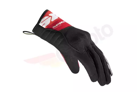 Spidi Flash-KP γάντια μοτοσικλέτας μαύρο-κόκκινο S-3