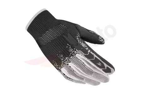 Gants de moto Spidi X-Knit noir et blanc M-1
