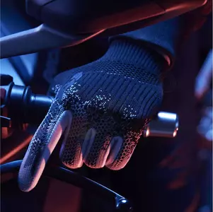 Rękawice motocyklowe Spidi X-Knit czarno-białe M-4