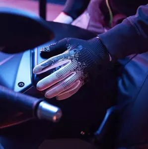 Rękawice motocyklowe Spidi X-Knit czarno-białe M-5