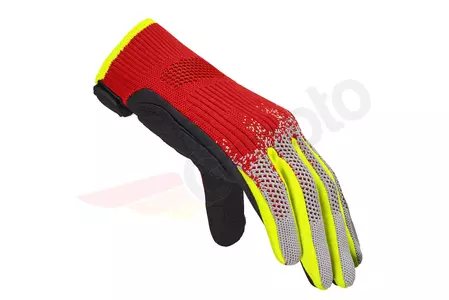 Rękawice motocyklowe Spidi X-Knit czerwone-fluo M-3