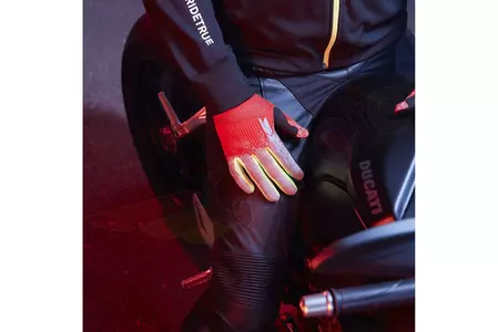 Rękawice motocyklowe Spidi X-Knit czerwone-fluo M-5