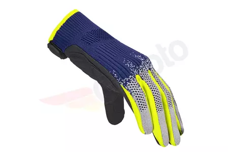 Rękawice motocyklowe Spidi X-Knit niebieskie-fluo M-2