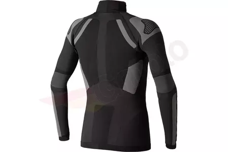 Thermoactief Spidi naadloos shirt zwart/grijs S/M-2