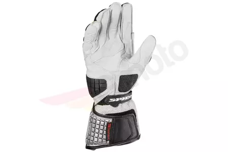 Spidi Carbo Kangaro γάντια μοτοσικλέτας μαύρο και λευκό M-3