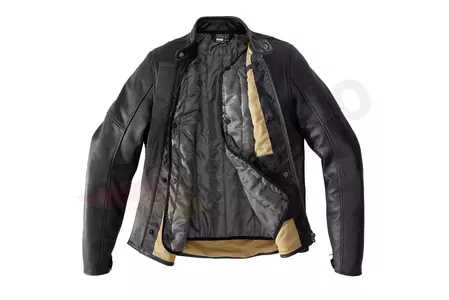 Spidi Mack kožená bunda na motorku čierna 52-2