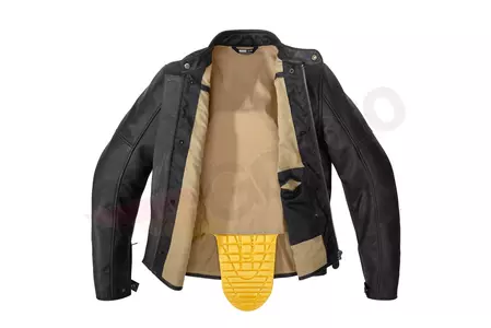 Spidi Mack chaqueta de moto de cuero negro 58-3